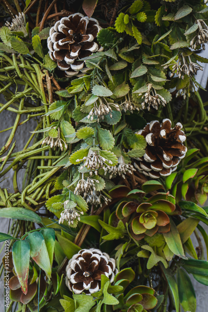Obraz premium Fir-tree green branches as a perfect holiday decoration