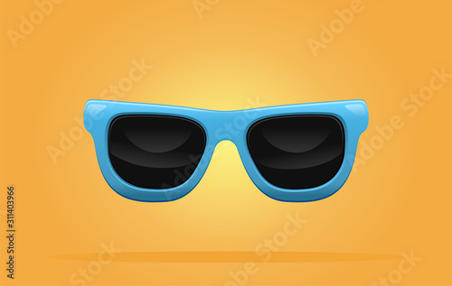 Vector summer sunglasses background. To see the other vector sunglasses illustrations , please check Glasses collection.