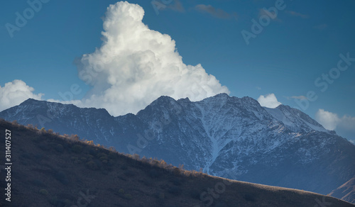 snowy mountains of the Caucasus.