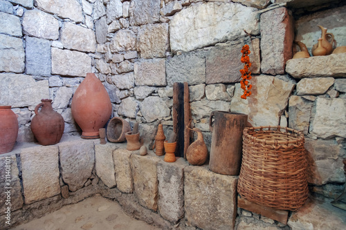 Georgian marani (cellar for storing wine in special pitchers)