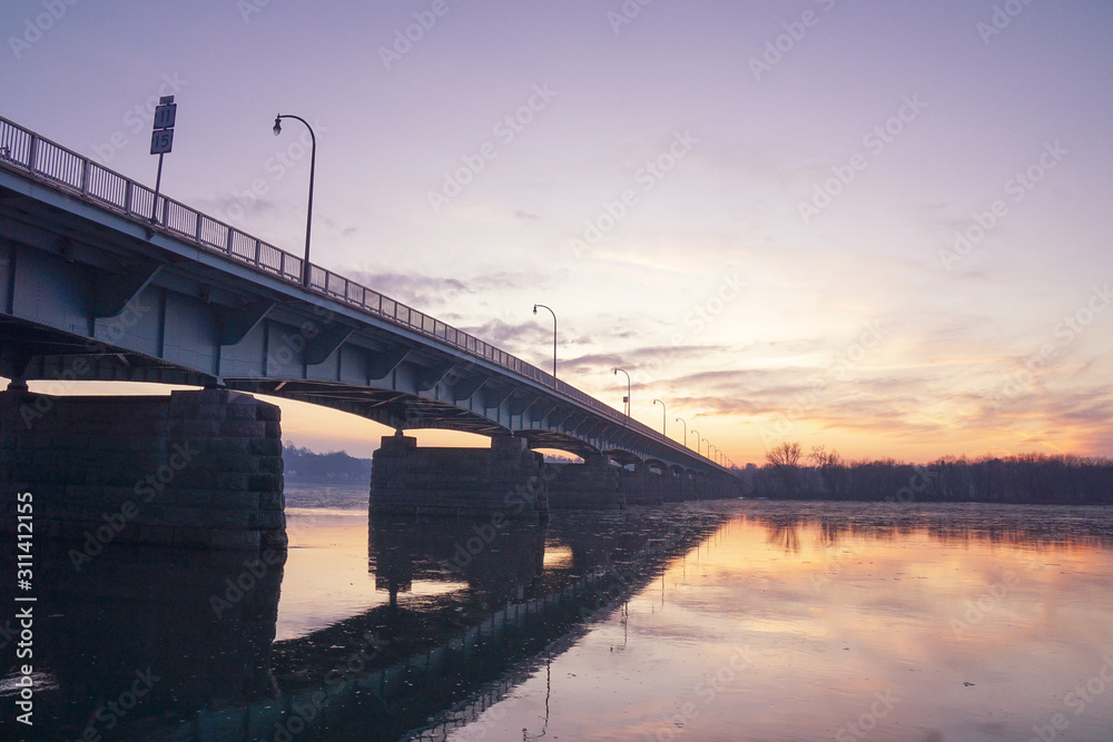 Bridge over a river Bridge over a river
