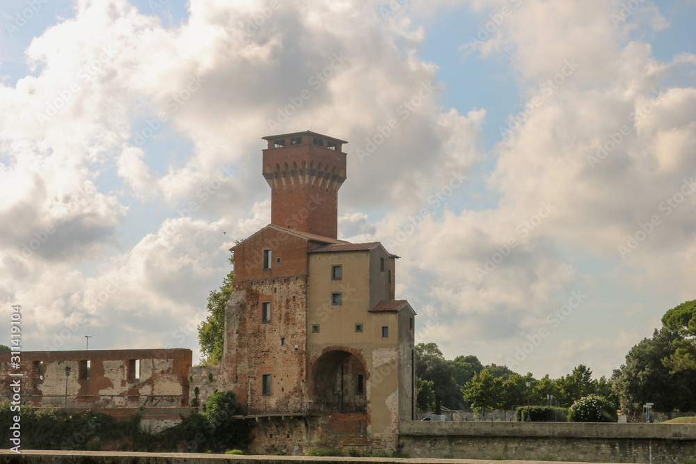 Guelfa Tower in Pisa.