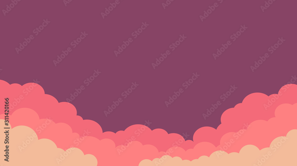Sky and Clouds Background. Stylish design with a flat poster, flyers, postcards, web banners. Isolated Object. Vector illustration. Sky and Clouds Background. Stylish design with a flat poster, flyers, postcards, web banners. Isolated Object. Vector illustration.
