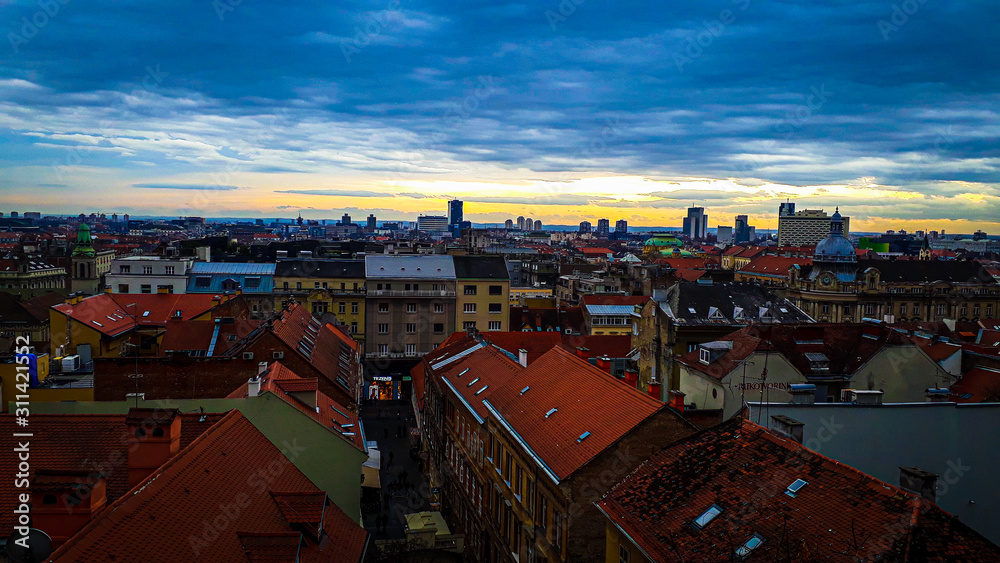 Obraz premium panoramic view of the city