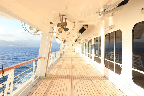 Cruise ship deck