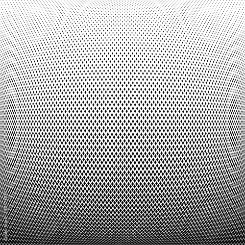 3D halftone background. Abstract spherical shape.