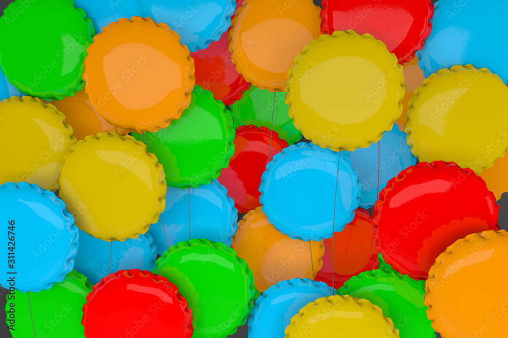 3d rendering of leadership and celebration concept. Funny background with Colorful balloons Birthday, holiday or party web banner with copy space. 3d rendering of leadership and celebration concept. Funny background with Colorful balloons Birthday, holiday or party web banner with copy space.