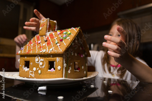 Kids First Gingerbread House Activity