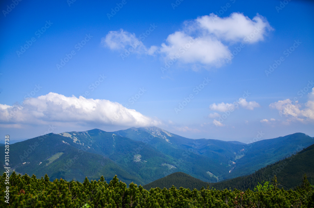 Mount Great Syvulya in Ukrainian Carpathians