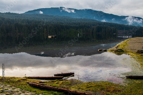 Reflecting Mountains of Westwood Lake