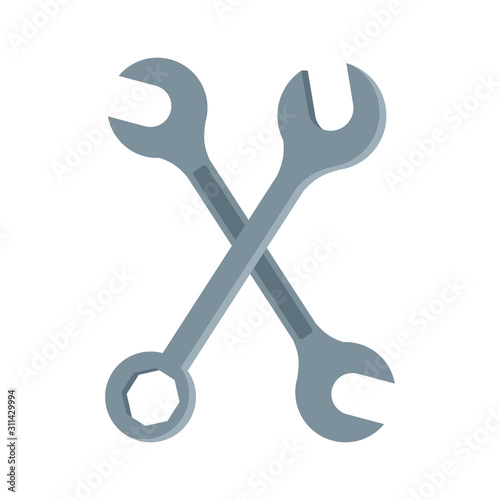 crossed wrenchs tools icon