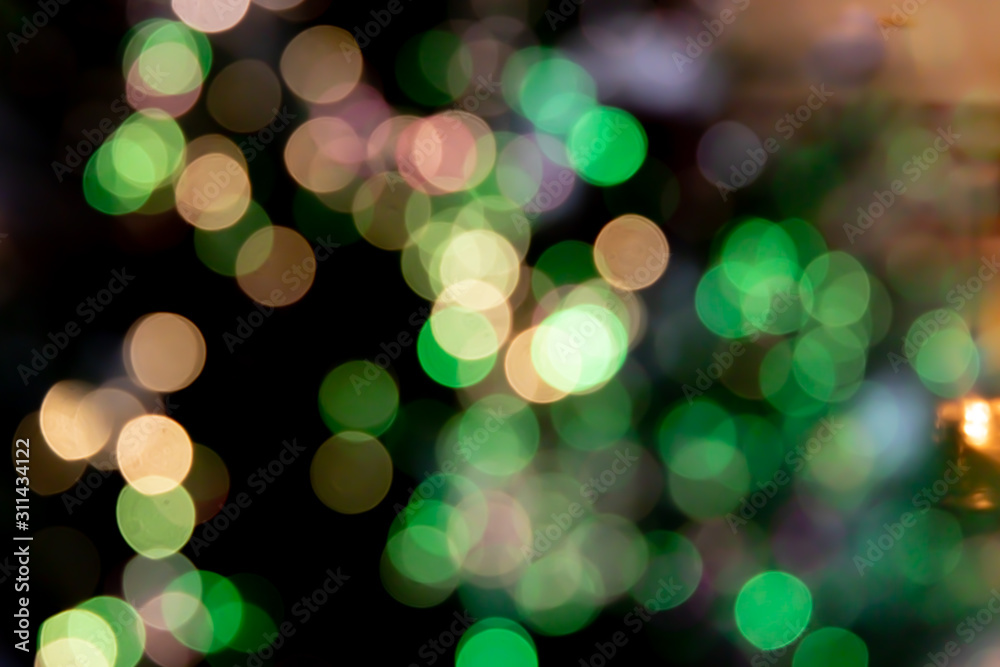 Multicolored Bokah Balls Overlay