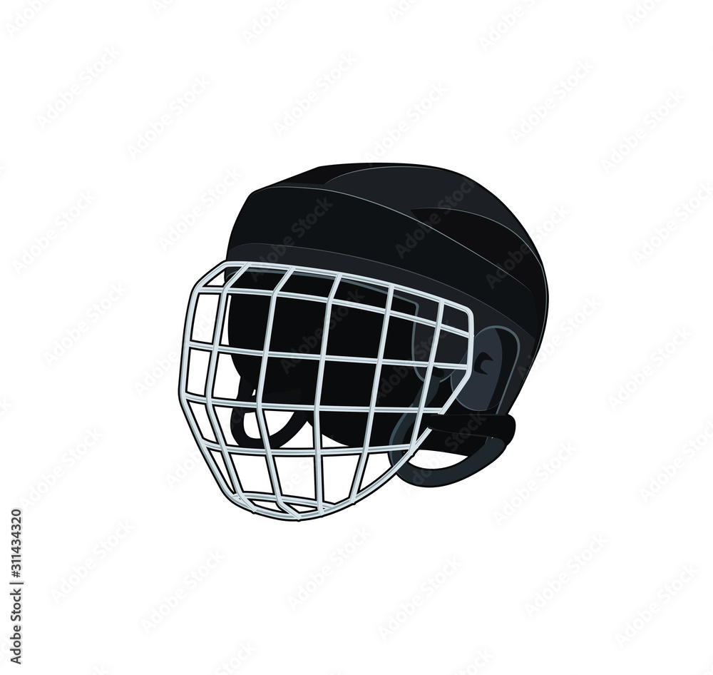 Hockey Mask Stock Illustration - Download Image Now - Face Guard