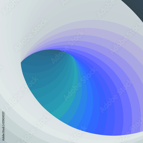 Color Swirl Warmhole Vortex Twist Generative Art background illustration