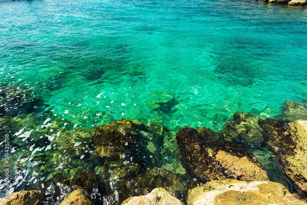 Beautiful view of coast line of Atlantic ocean on Curacao island. Gorgeous nature landscape backgrounds. Caribbean. Beautiful view of coast line of Atlantic ocean on Curacao island. Gorgeous nature landscape backgrounds. Caribbean.