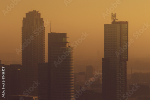 Photography skyline at sunset