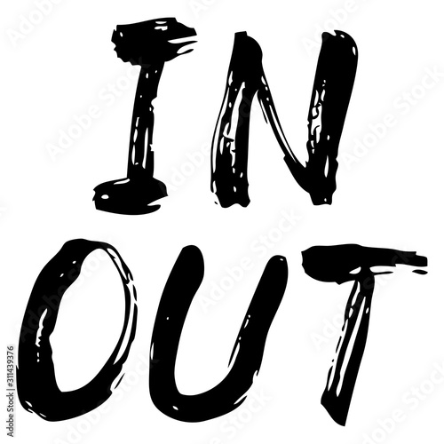 手書き風インアウト