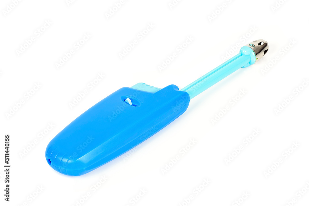 Fototapeta premium Gas lighter on white background