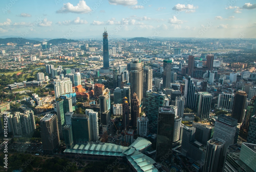 Kuala Lumpur cityscape, Malaysia