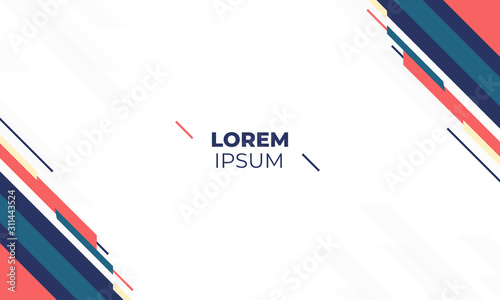Modern abstract background with simple style and vintage color theme. Editable content to any media such as banner , poster , backdrop and more. Vector illustration EPS 10