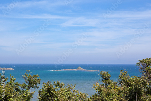 笠沙町片浦周辺の海岸線