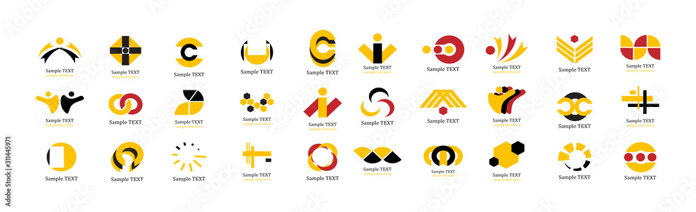 Abstract Business Icon Set. Vector Isolated On White. Abstract Business Logo For Company And People Icon, Tech Symbol And Element Design. Creative Icons For Corporate Logo. Abstract Modern Template Abstract Business Icon Set. Vector Isolated On White. Abstract Business Logo For Company And People Icon, Tech Symbol And Element Design. Creative Icons For Corporate Logo. Abstract Modern Template