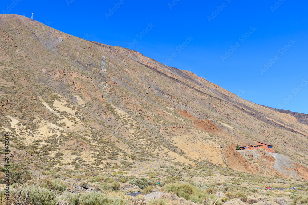 Fototapeta premium Panoramic view of the teide volcano