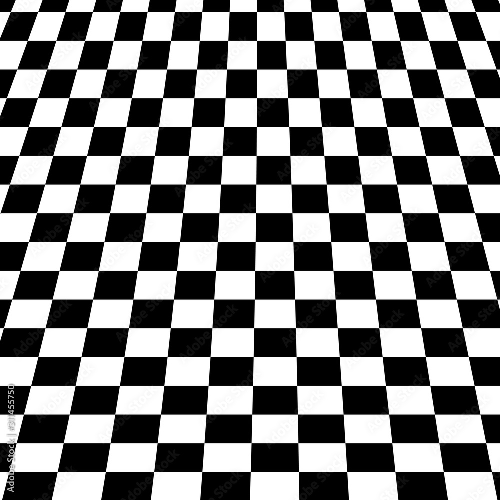 Abstract black and white squares optical illusion background. Abstract black and white squares optical illusion background.