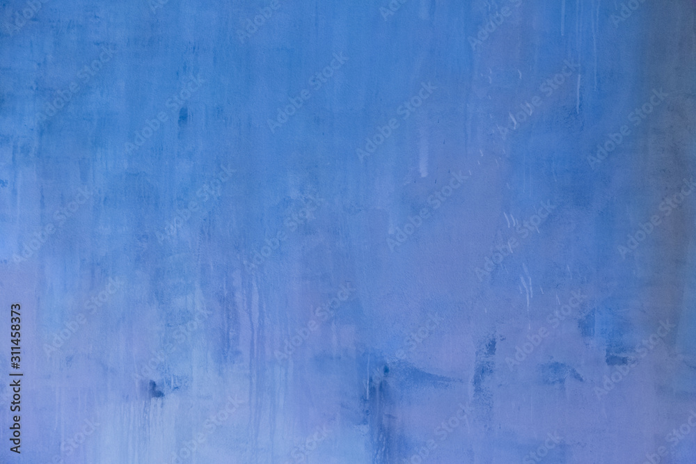 Old cement paint blue wall Old cement paint blue wall