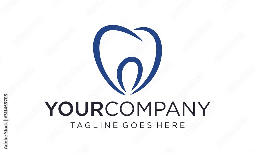 Dental clinic for logo design vector editable Dental clinic for logo design vector editable