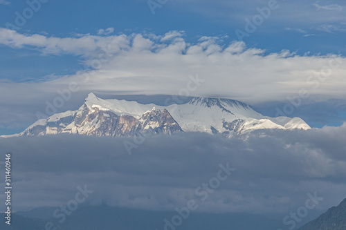Annapurna II Himalya Peak Nepal © mikespixels