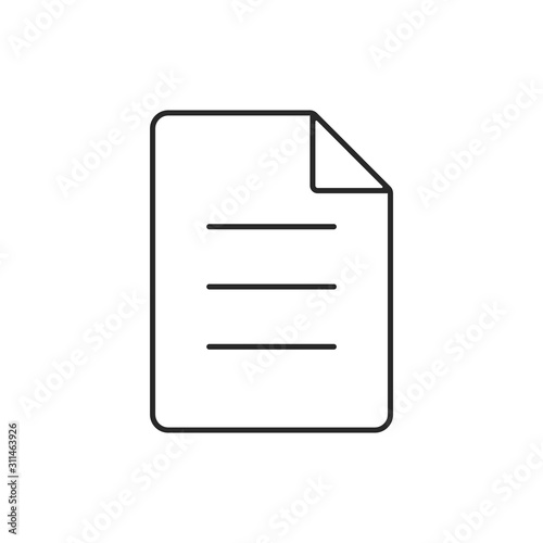 document, file, archive vector icon.