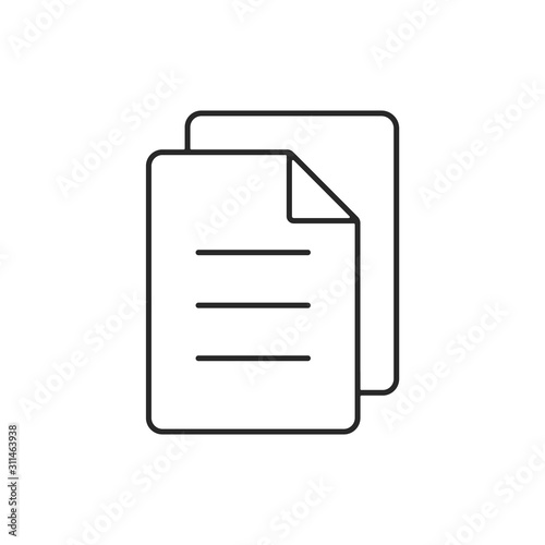 document, file, archive vector icon.