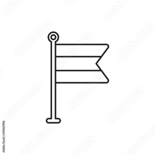 flag, country, nation vector icon