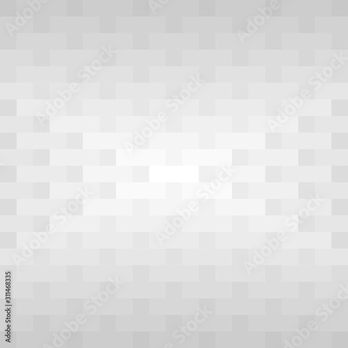 Fototapeta Naklejka Na Ścianę i Meble -  Gray rectangles and squares repeat pattern background. Abstract geometric cool background vector.
