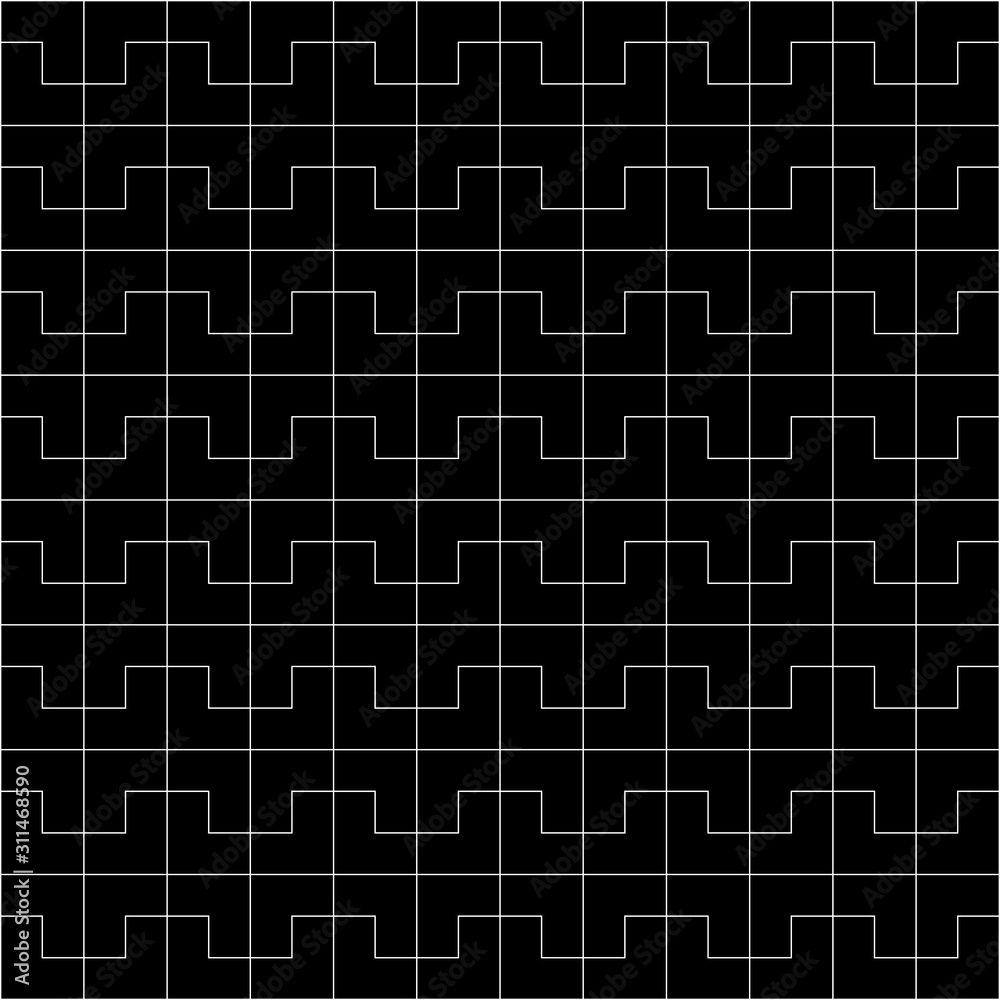 Abstract A or Y logo repeat pattern seamless background. Black polygons, rectangles and squares simple background vector. Abstract A or Y logo repeat pattern seamless background. Black polygons, rectangles and squares simple background vector.