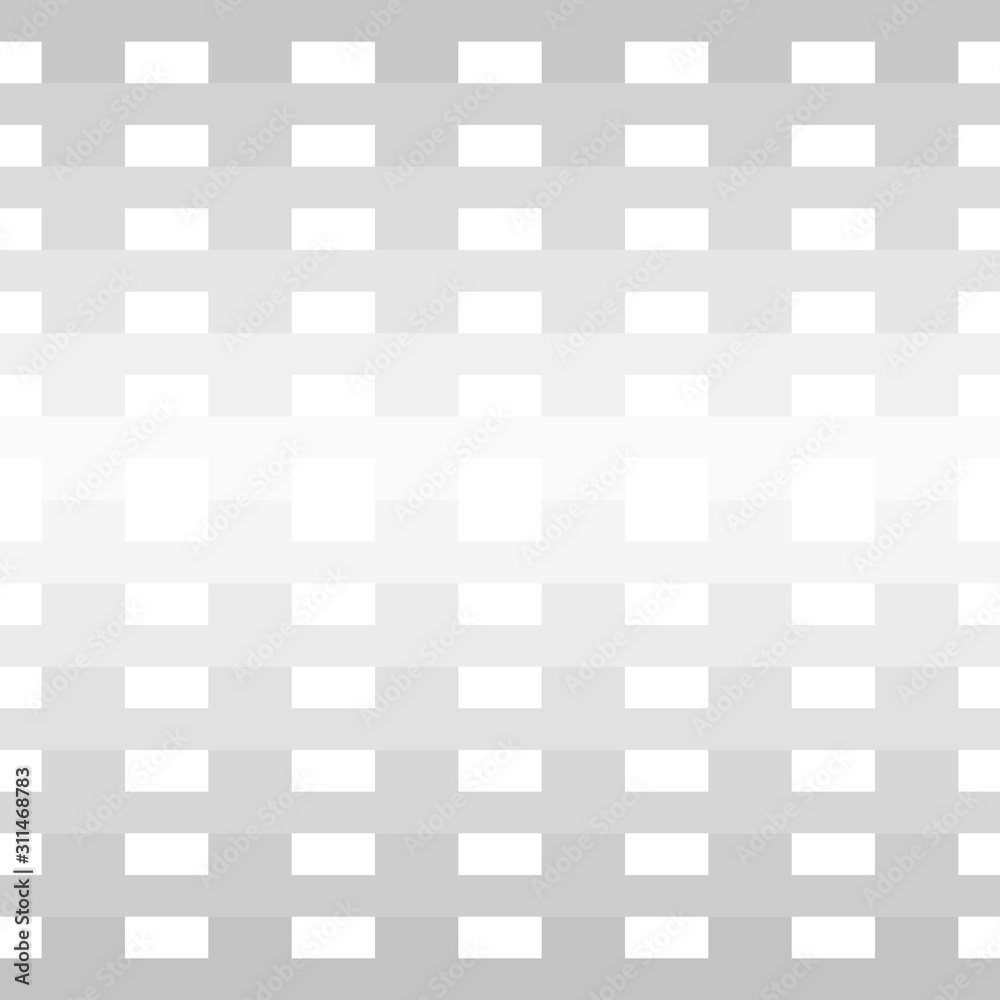 3D grey geometric shape repeat pattern on white background vector. 3D grey geometric shape repeat pattern on white background vector.
