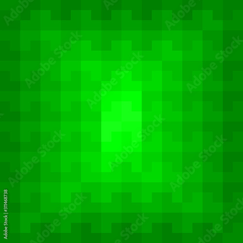 Abstract A or Y logo repeat pattern seamless background. 3D green geometric pattern background vector.