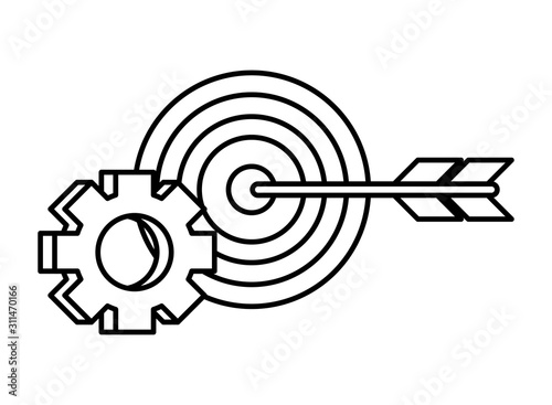 gear settings setup with target