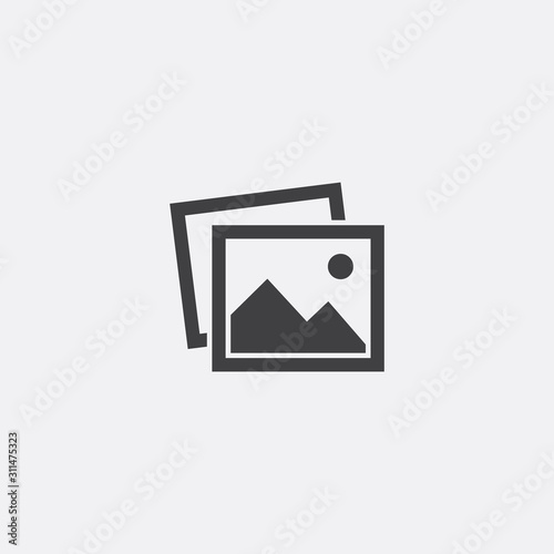 Isolated Vector Photograph or Picture Icon