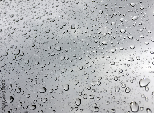 Wallpaper Mural reflejo de gotas en vidrio  Torontodigital.ca