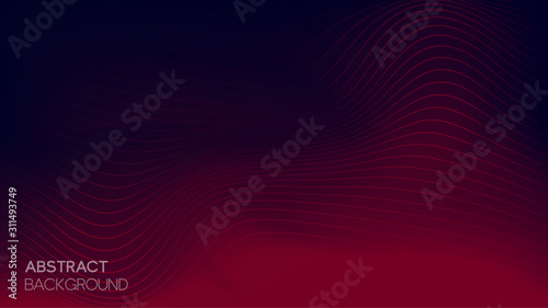 modern and futuristic abstract background with realistic wavy lines composition. 3d textured design concept.