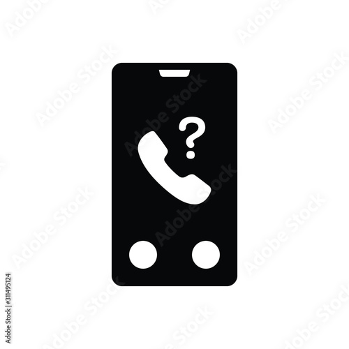 Black solid icon for whose 