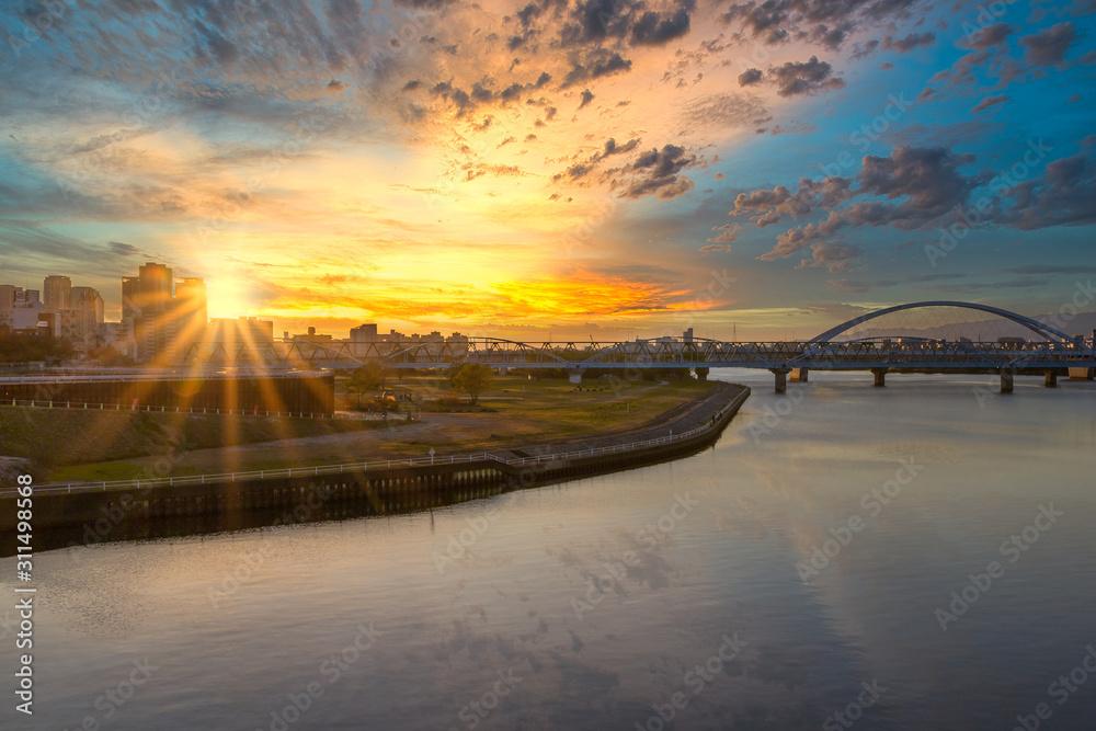 Obraz premium 夕焼け