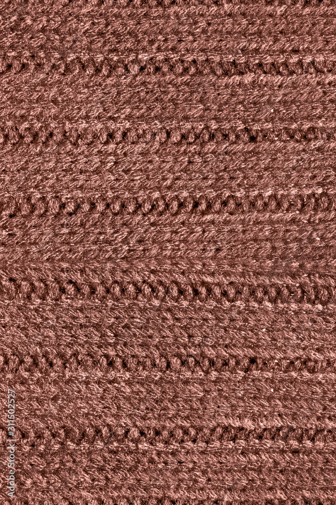 Brown knitted texture Brown knitted texture