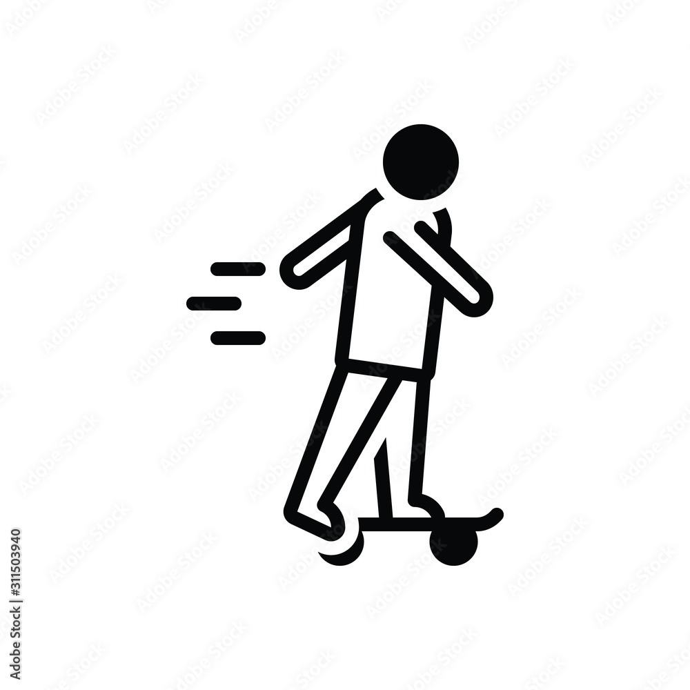 Black solid icon for let 