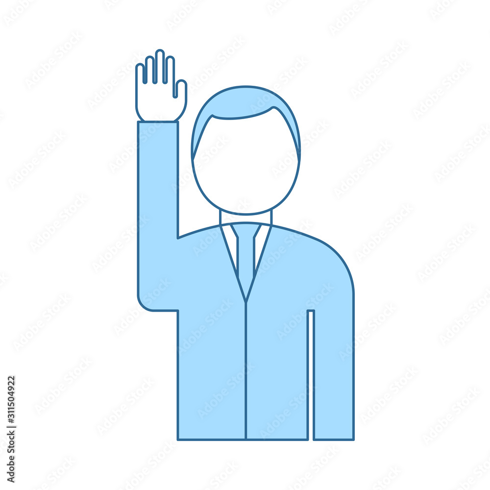 . Thin Line With Blue Fill Design. Vector Illustration. . Thin Line With Blue Fill Design. Vector Illustration.