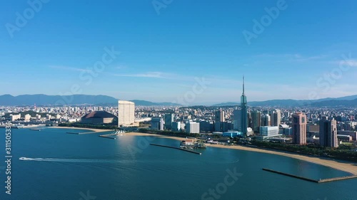 Fukuoka city 福岡市百道浜 Fukuoka Tower & Dome