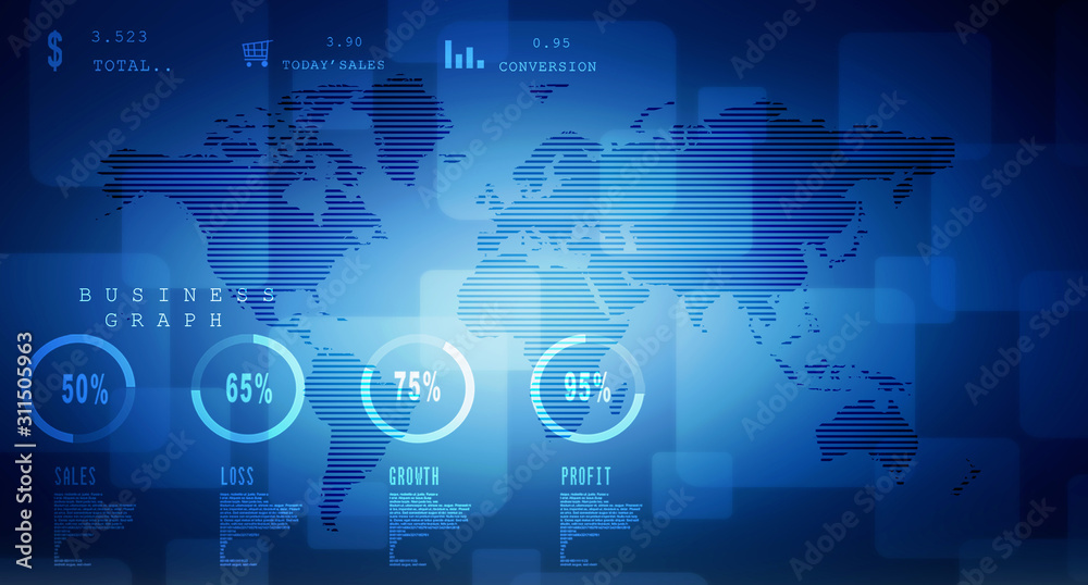 2D Digital Abstract Business Networking background 2D Digital Abstract Business Networking background