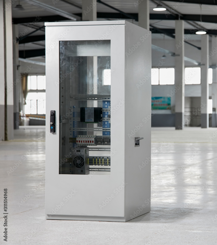Large iron frame machine housing